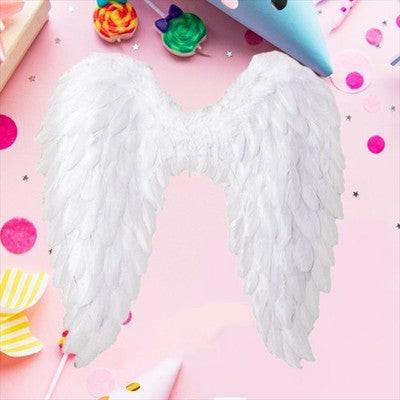 Angel Wings Fairy Wings with Elastic Straps Adults White.
