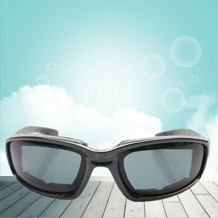 3pcs Chopper Foam Padded Motorcycle Riding Glasses Sunglasses Windproof Goggles.
