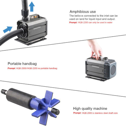 2500LPH HQB-3000 SUNSUN Submersible Water Pump Aquarium Fountain Pond Tank AU.
