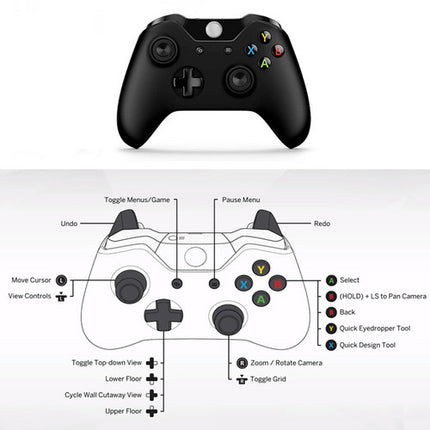 Bluetooth Wireless Game Gamepad Game Controller For Microsoft Xbox One Series PC.