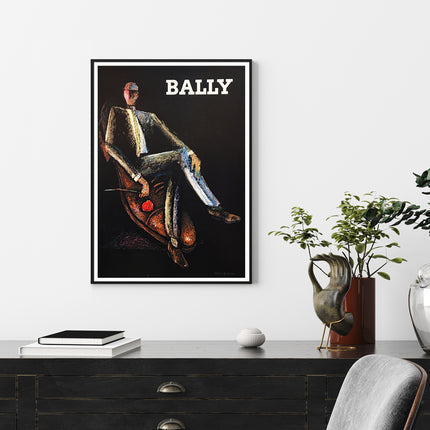 Wall Art 50cmx70cm Bally Man & Woman 2 Sets Black Frame Canvas.
