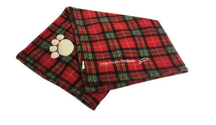 Red Tartan Dog Blanket.