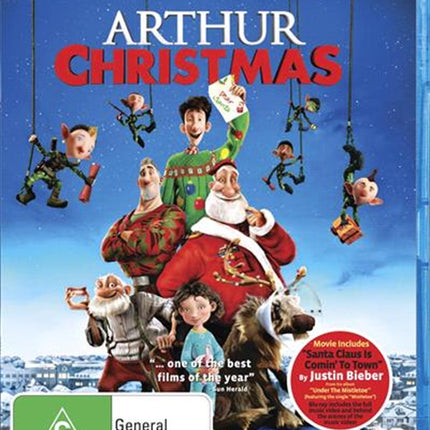 Arthur Christmas Blu-ray.