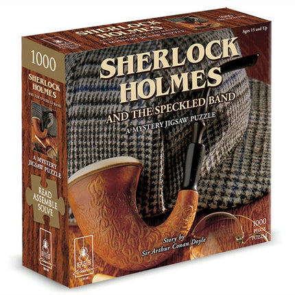 Sherlock Holmes With Book - 1000 Piece Puzzle.