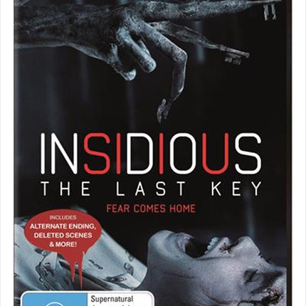 Insidious - The Last Key DVD.