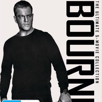 Bourne Identity / The Bourne Supremacy / The Bourne Ultimatum / The Bourne Legacy / Jason Bourne Blu-ray.