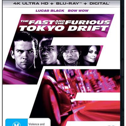 Fast And The Furious - Tokyo Drift | Blu-ray + UHD + Digital Copy, The UHD.