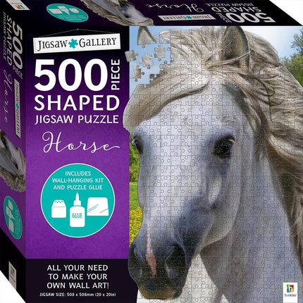 Horse 500 Piece Shaped Jigsaw Puzzle.