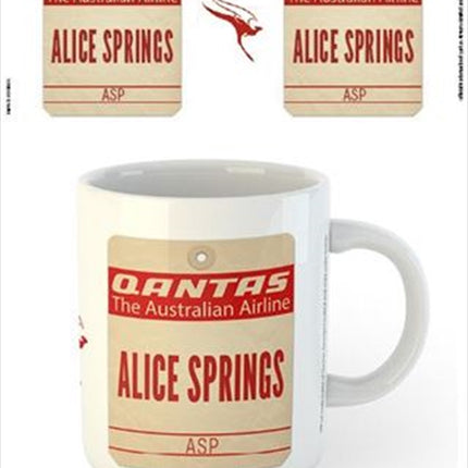 Qantas - Alice Springs Destination Tag Mug.