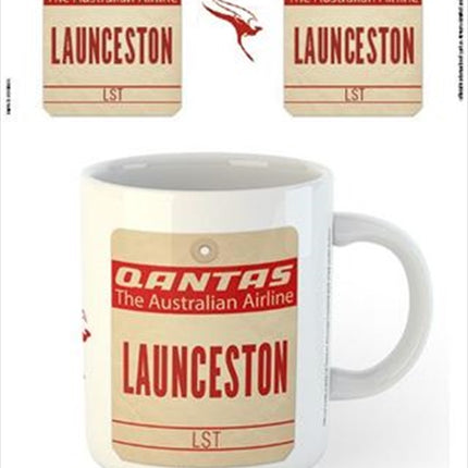 Qantas - Launceston Destinaton Tag Mug.
