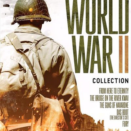 Bridge On The River Kwai / Das Boot / From Here To Eternity / Fury / The Guns Of Navarone | Five Mov DVD.
