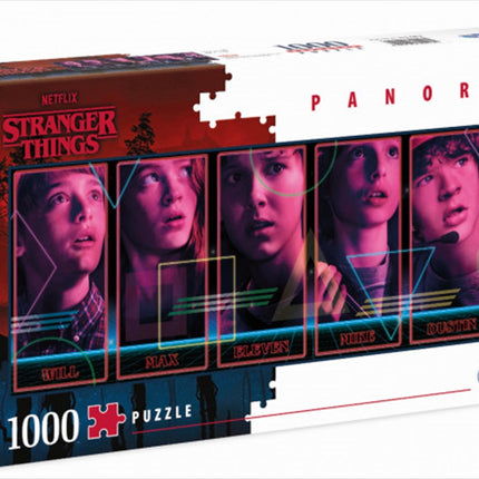 Stranger Things Panorama Puzzle 1000 Pieces.
