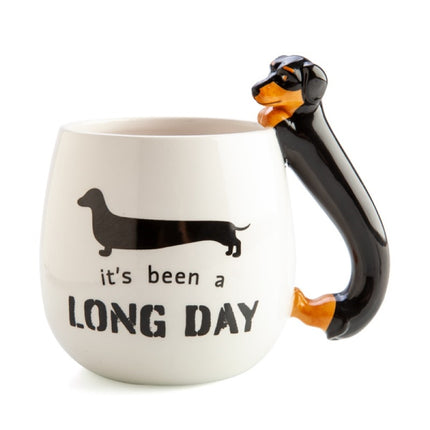 Furever Pets Dachshund 3D Handle Mug.