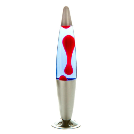 Silver/Red/Blue Peace Motion Lamp.