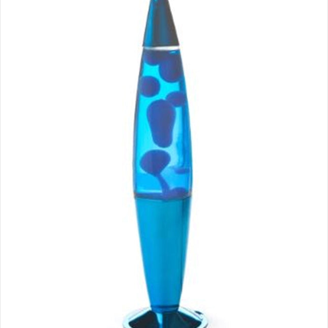 Blue/Blue/Blue Metallic Peace Motion Lamp.