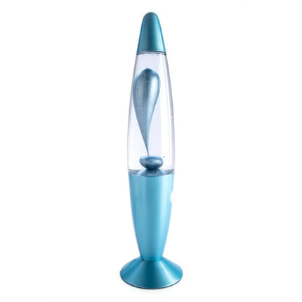 Blue Metallic Magma Motion Lamp.