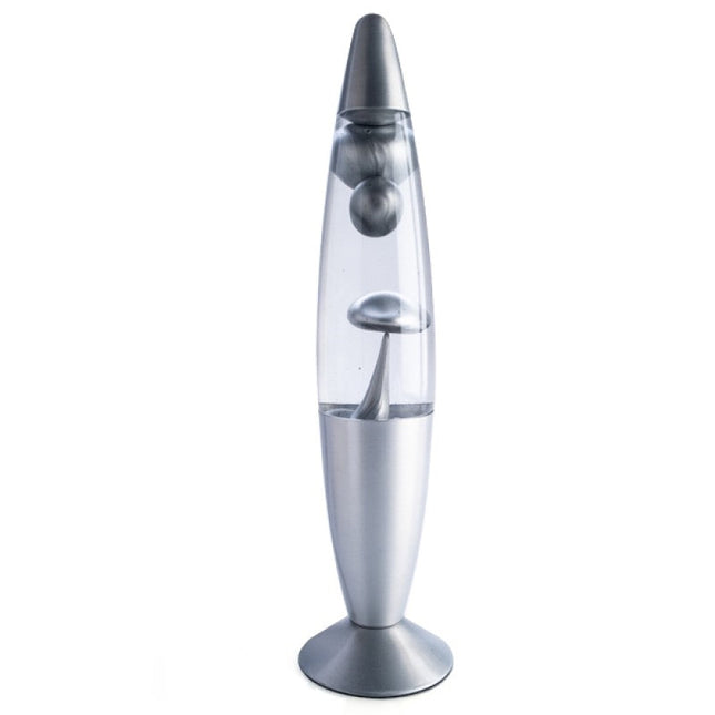 Silver Metallic Magma Motion Lamp.