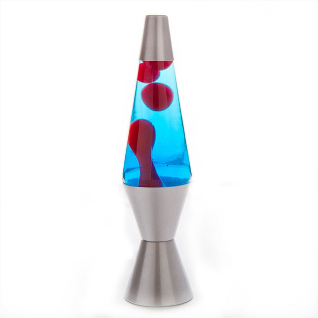 Silver/Red/Blue Diamond Motion Lamp.