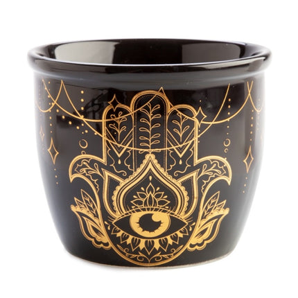 Wild Scents Hamsa Ceramic Smudge Bowl.