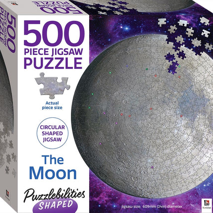 Puzzlebilities Shaped 500 Piece Jigsaw: The Moon.