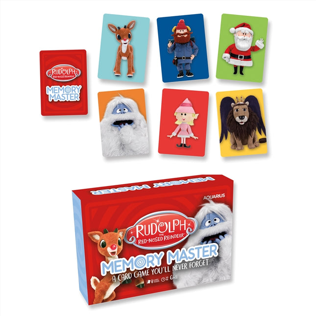 Memory Master Card Game - Rudolph The Red Nosed Reindeer  Edition.