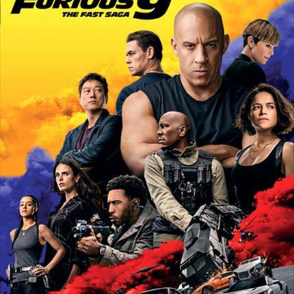 Fast and Furious 9 - The Fast Saga DVD.
