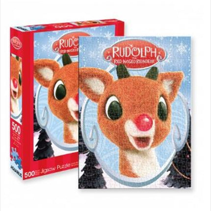 Rudolph Collage 500pc Puzzle.