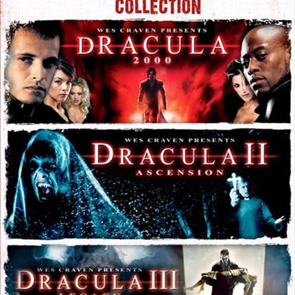 Dracula 2000 / Dracula II - Ascension / Dracula IIII - Legacy | 3 Movie Franchise Pack DVD.