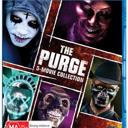 Purge / The Purge - Anarchy / The Purge - Election Year / The First Purge / The Forever Purge | 5 Mo Blu-ray.
