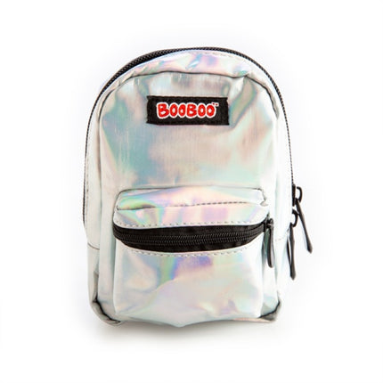 Iridescent Silver BooBoo Backpack Mini.
