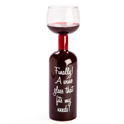 Wine Bottle Glass.