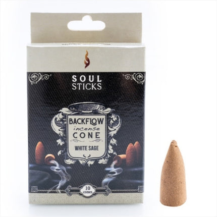 Soul Sticks White Sage Incense Cone 10pk.