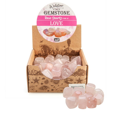 Gemstone Tumbled Rose Quartz (SENT AT RANDOM).