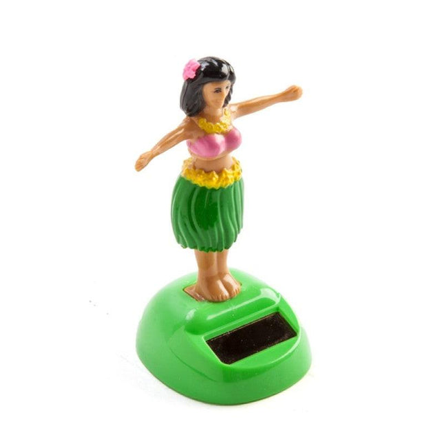 Hula Girl Solar Dancer Figure.