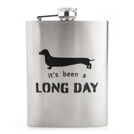 Dachshund Metal Flask.