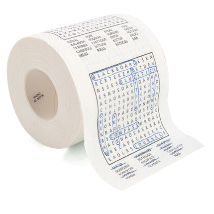 Word Search Toilet Paper.