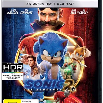 Sonic The Hedgehog 2 | Blu-ray + UHD UHD.