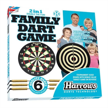 Family Dartboard 2 In 1 Game.