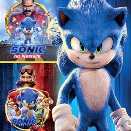 Sonic The Hedgehog / Sonic The Hedgehog 2 | 2 Movie Franchise Pack DVD.