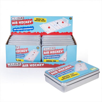 World Smallest Air Hockey Set.