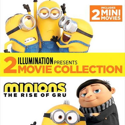 Minions / Minions - The Rise Of Gru | 2 Movie Franchise Pack DVD.