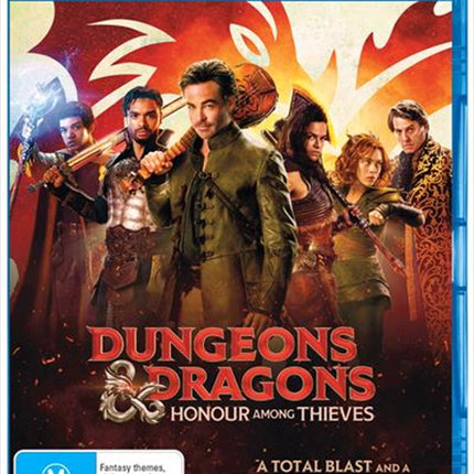 Dungeons and Dragons - Honor Among Thieves Blu-ray.