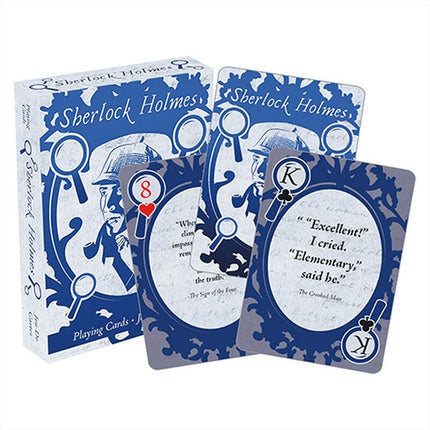 Sherlock Holmes Quotes Playing Cards.