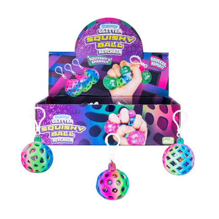 Sensory Squishy Ball K/C Glitter (SENT AT RANDOM).
