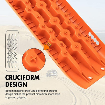 X-BULL KIT1 Recovery track Board Traction Sand trucks strap mounting 4x4 Sand Snow Car.