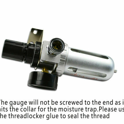X-BULL Air Compressor Moisture Filter Water Trap Filter Regulator Mount Fitting.