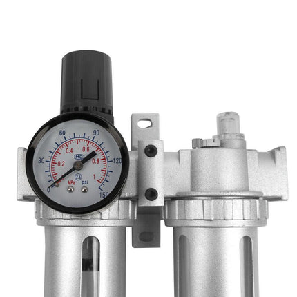 X-BULL Air Compressor Moisture Filter Water Trap Filter Regulator Mount Fitting.