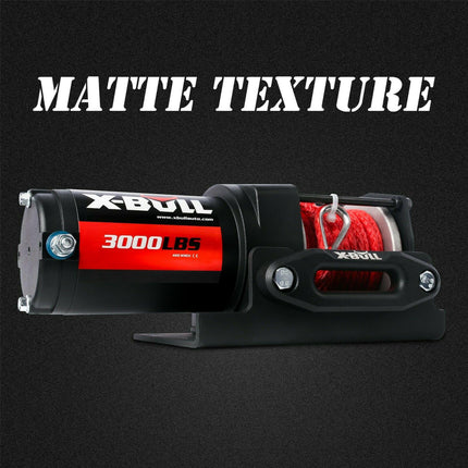X-BULL Electric Winch 12V Wireless 3000lbs/1360kg Synthetic Rope BOAT ATV 4WD.