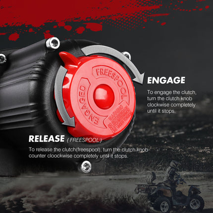 X-BULL Electric Winch 12V 5000LBS Wireless 15.2M Steel Cable ATV UTV 4WD Boat.