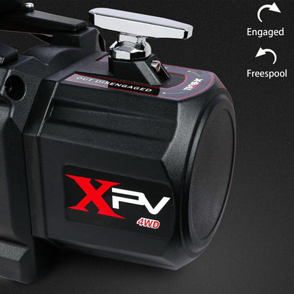 X-BULL Electric Winch 12V Synthetic Rope Wireless 14500LB Remote 4X4 4WD Boat.